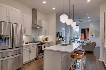 Дом отдыха Luxury Twin Homes In Nashville'S Gulch